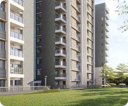 Landscaped greens at Godrej Arden