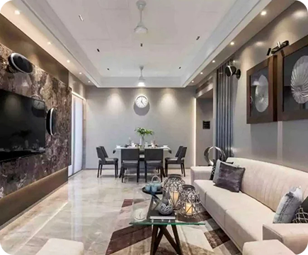 Open spaces and walkways at Godrej Arden